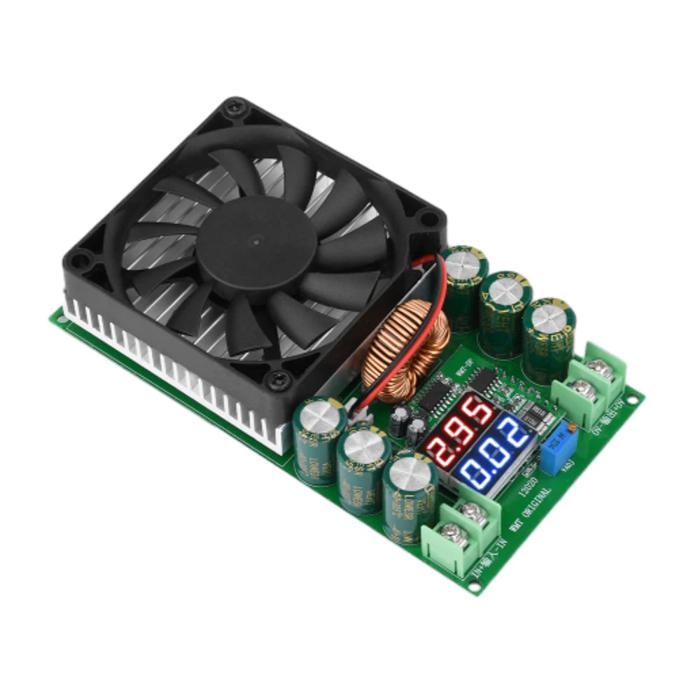 600W High Power Adjustable Step-down Power Supply Module DC25-120V to DC1.2-75V Power Supply Board with Voltage/Vurrent Display Vue