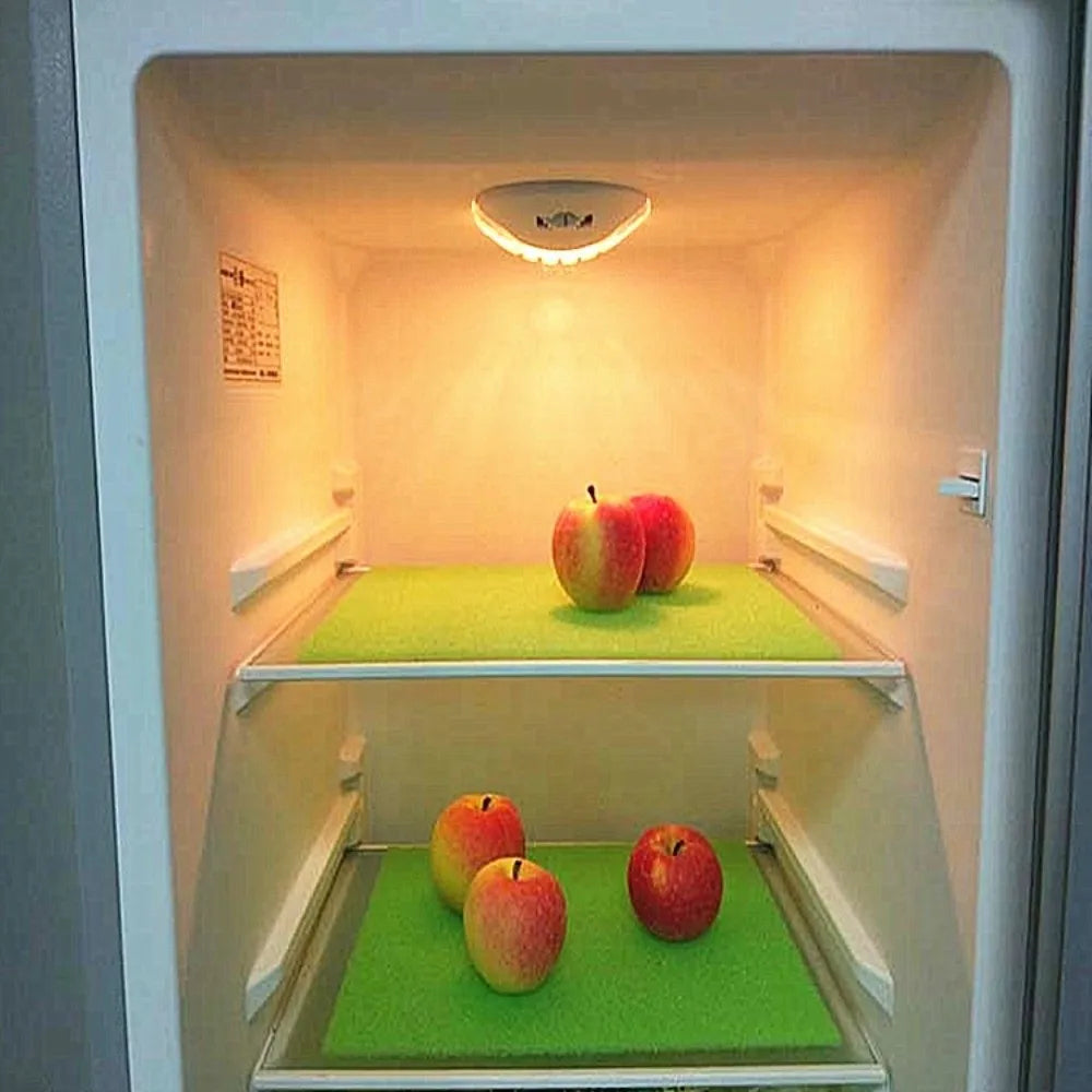 5/10Pcs Absorbent Fridge Drawer Drain Mat Anti-fouling Mildew-proof Vegetable Fresh Keeping Mat Keeping Mat Anti-Corrosion Vue