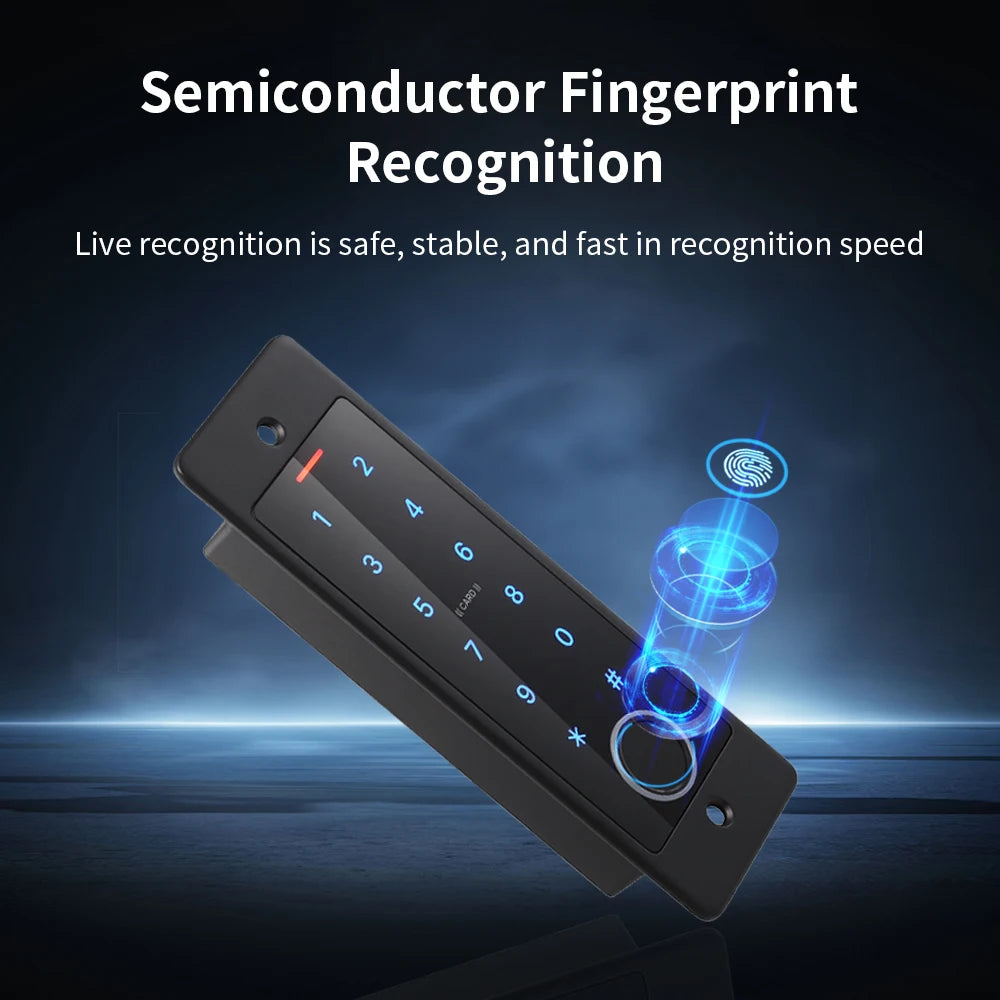 WIFI Waterproof Backlight RFID Door Access Control Keyboard Fingerprint Card Reader Embedded Metal Keypad Wiegand Controller Vue