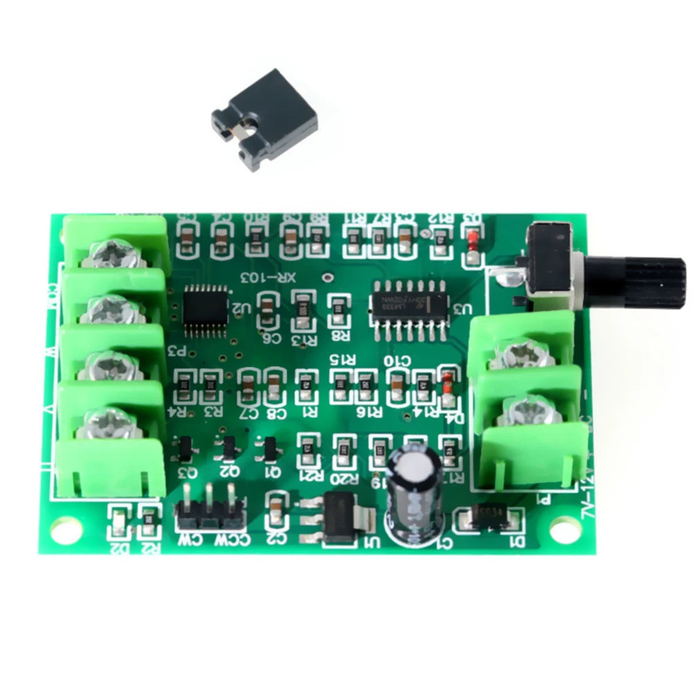 1PCS 5V 12V Brushless DC Motor Driver Controller Board with Reverse Voltage Over Current Protection for Hard Drive Motor 3/4Wire Vue