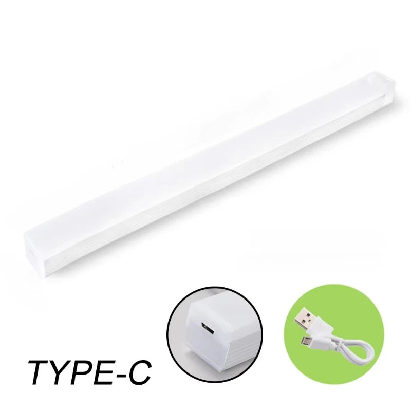 Motion Sensor Light Wireless LED Night Light Type C Rechargeable Light Cabinet Wardrobe Lamp Staircase Backlight for Kitchen LED Vue 50cm-36LED Cold White