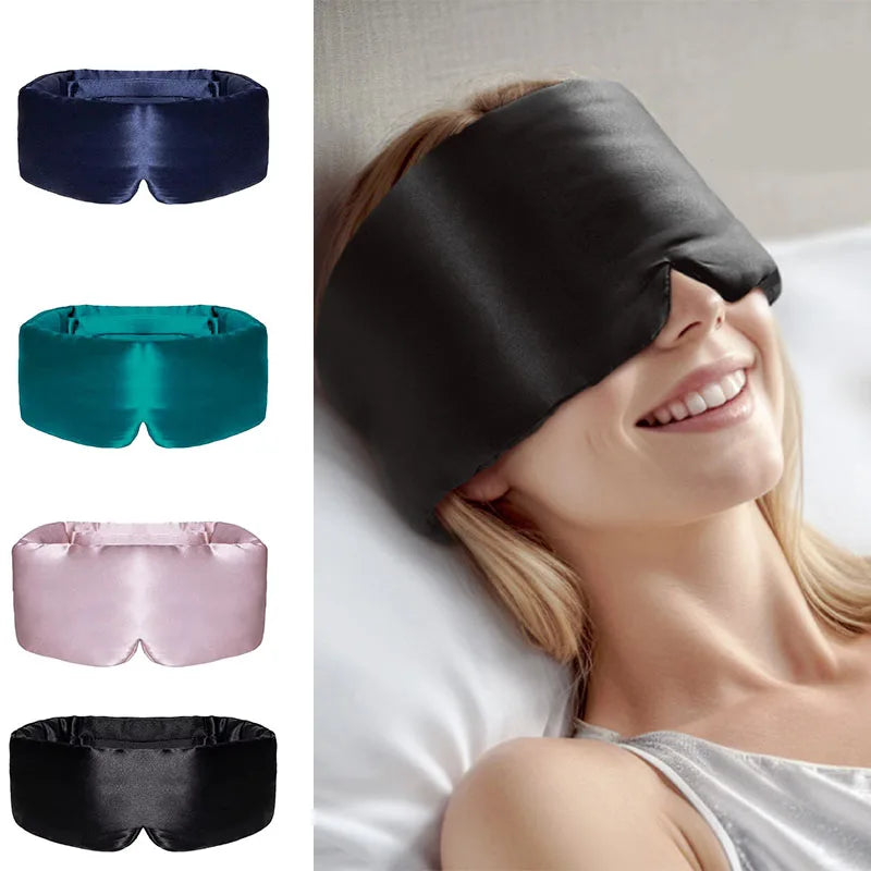 100 Mulberry Silk Sleeping Mask Eyepatch Blocking Light Eyemask Vue