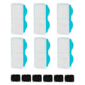 Cat Water Fountain Filter Replacement, Odor Remover with Sponge, Compatible with Most Pet Drinking Dispensers for Fresh Water Vue Blue 6 piece