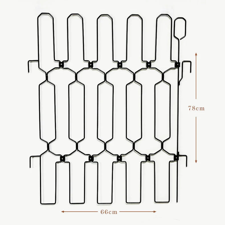 Retractable Metal Pet Gate Safety Adjustable No Drilling Indoor Outdoor 66CM Width 78CM Height Expandable Guard Fence Barrier Vue 66x78cm