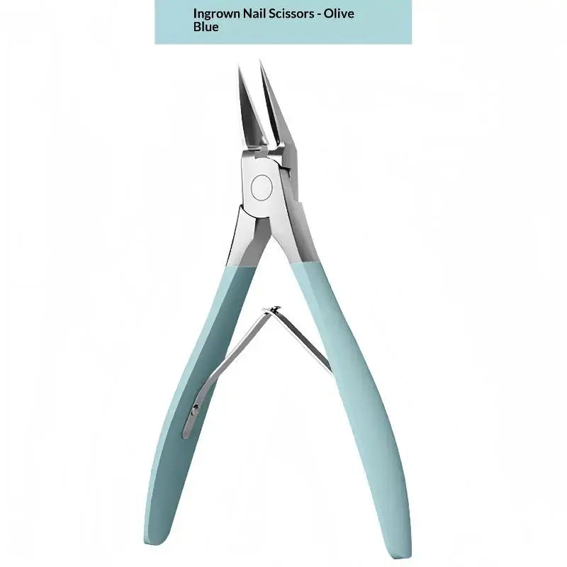 1Pcs Nail Clippers Multifunctional Stainless Steel Toenail Cutters Pedicure Manicure Tools Fingernail Cutter Vue Blue