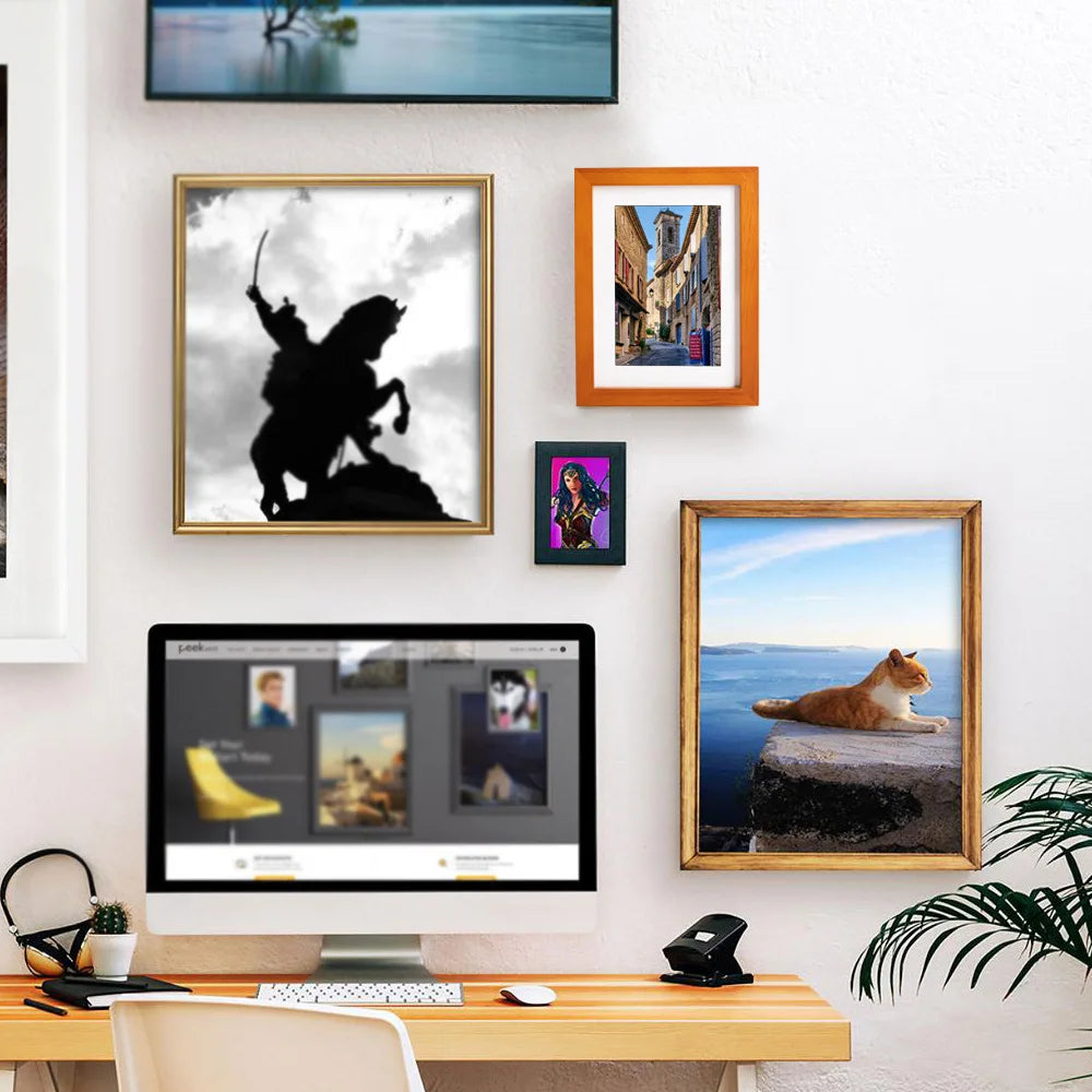 Hidden Storage Compartment Photo Frame Sight Secret Hide Cash Jewelry Necklace Key For Home Office Money Safe Box Christmas Gift Vue