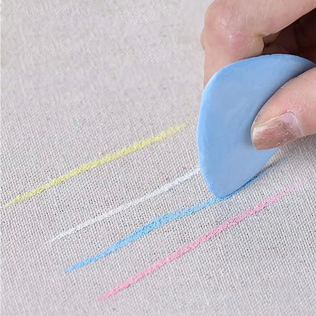 Triangle Tailors Chalk Erasable Fabric Marking Tool for Sewing, Quilting, Dressmaking, Professional Tailor & Designer Supplies Vue