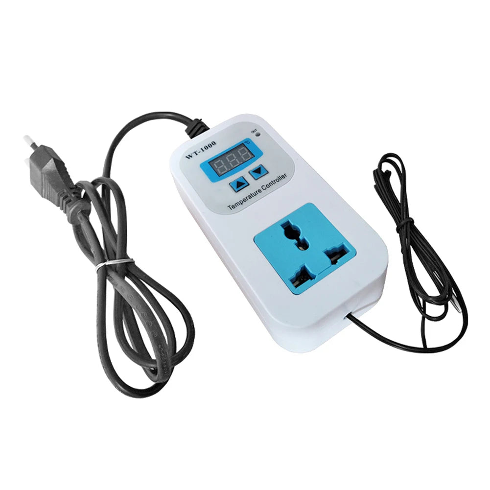 ALLOYSEED WT-1001 Digital Thermostat Temperature Controller Socket Temperature Controller Vue eu China Mainland