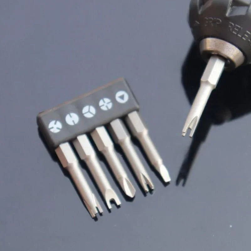 13Pcs Special shaped Screwdriver Set 50mm U-shaped Y-Type Triangle Inner Cross Three Points Screwdriver Bit Tool garden tools Vue
