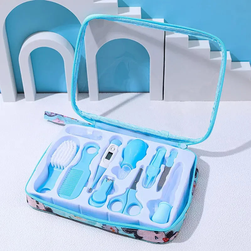 vvocci 10 Piece Brush Gift Box Nail clipper set Baby Care & Cleaning Set - Newborn Nail Clipper Set Safe Comb Vue