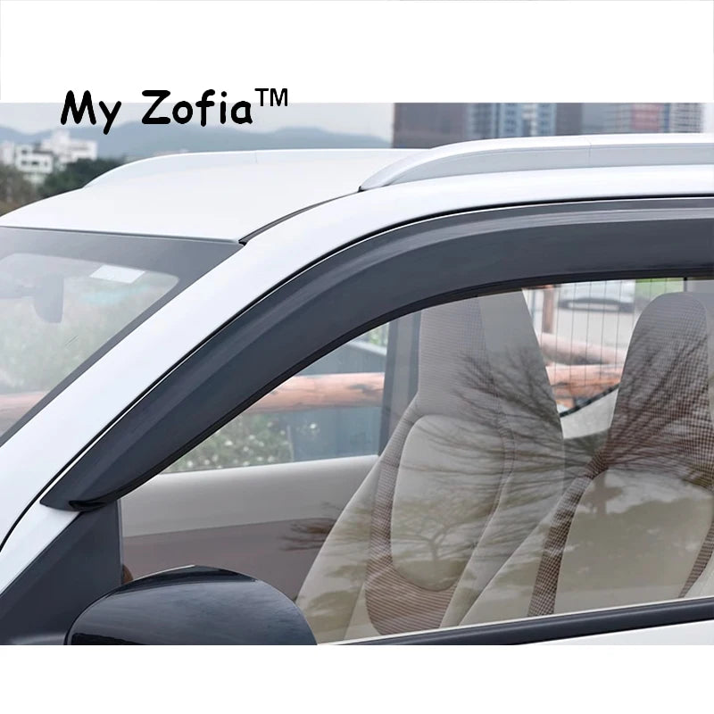 For Ari Bruni Wuling MINI EV 3rd 2024 2025 2026 Car Window Visor Sun Rain Guard Window Dflector Guard Weatherstrip Accessories Vue