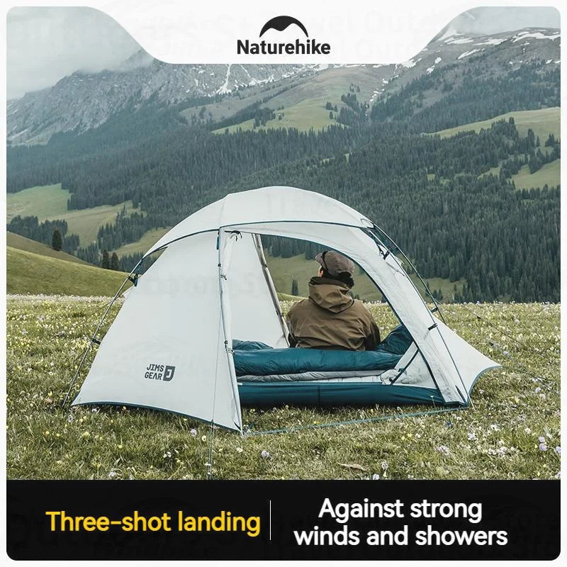 Naturehike J Series 1-2 Person Lightweight Waterproof Camping Tent Backpacking Tent Vue