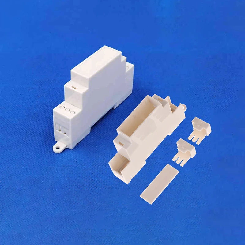 Din Rail Enclosure Plastic Enclosures For Electronics Distribution Box Electronic Enclosure Outlet Enclosure Vue 0-01