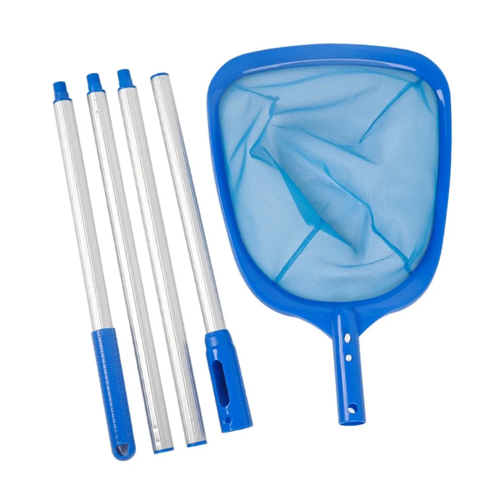 Detachable Design Pool Cleaning Nets Durable Mesh Deep Bag Debris Salvage Mesh with Telescopic Rod Larger Capacity Vue Net 160cm 4-section