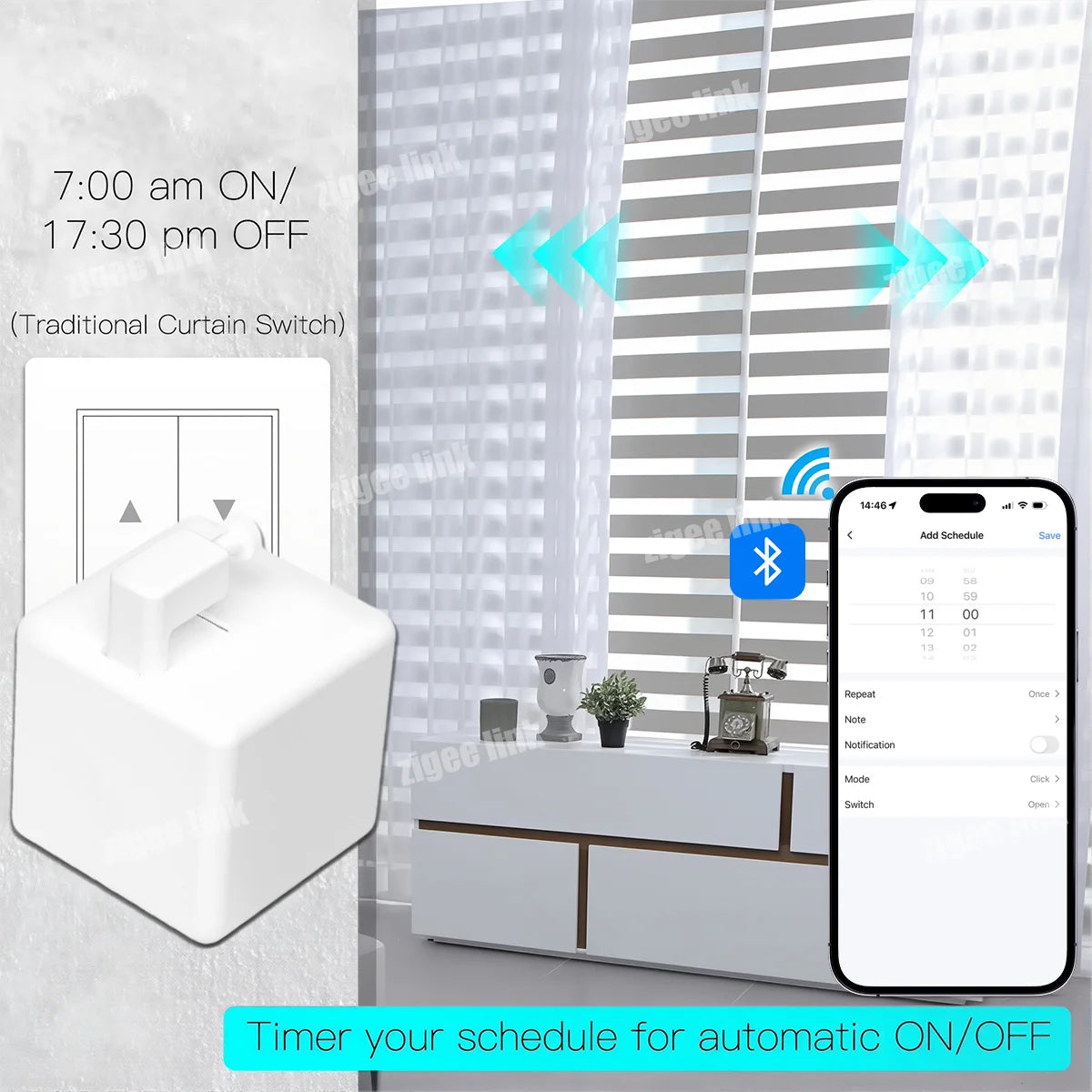 Smart Fingerbot Button Pusher Tuya Bluetooth Robot Finger Smart Life APP Control Timing Function Battery Operated Press Bot Vue