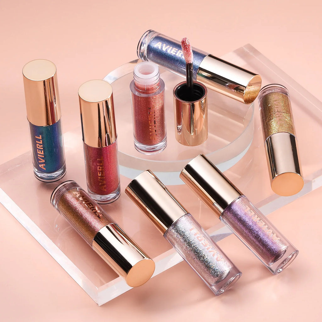 8 Colors Liquid Eyeshadow Stick Shimmer Waterproof Metallic Glitter Eyeliner Highlighter Pen Eyeshadow Makeup Cosmetics Vue