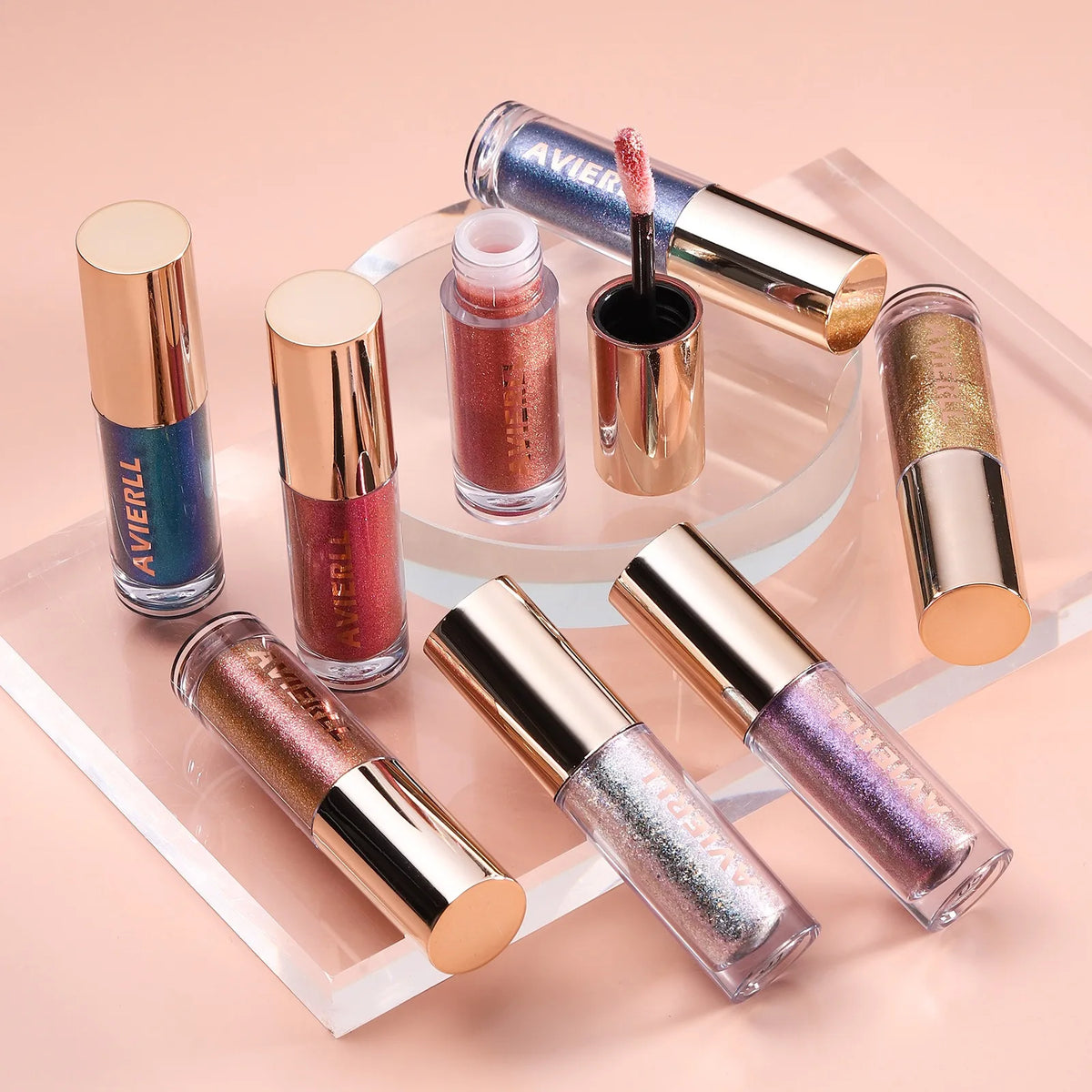 8 Colors Liquid Eyeshadow Stick Shimmer Waterproof Metallic Glitter Eyeliner Highlighter Pen Eyeshadow Makeup Cosmetics Vue