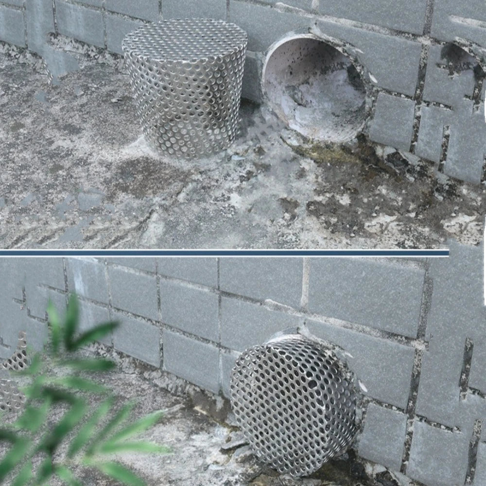 Anti Blocking Gutter Guards Stainless Steel Anti Insect Bird Rooftop Floor Drain Cover Protectors Circular Shape Vue