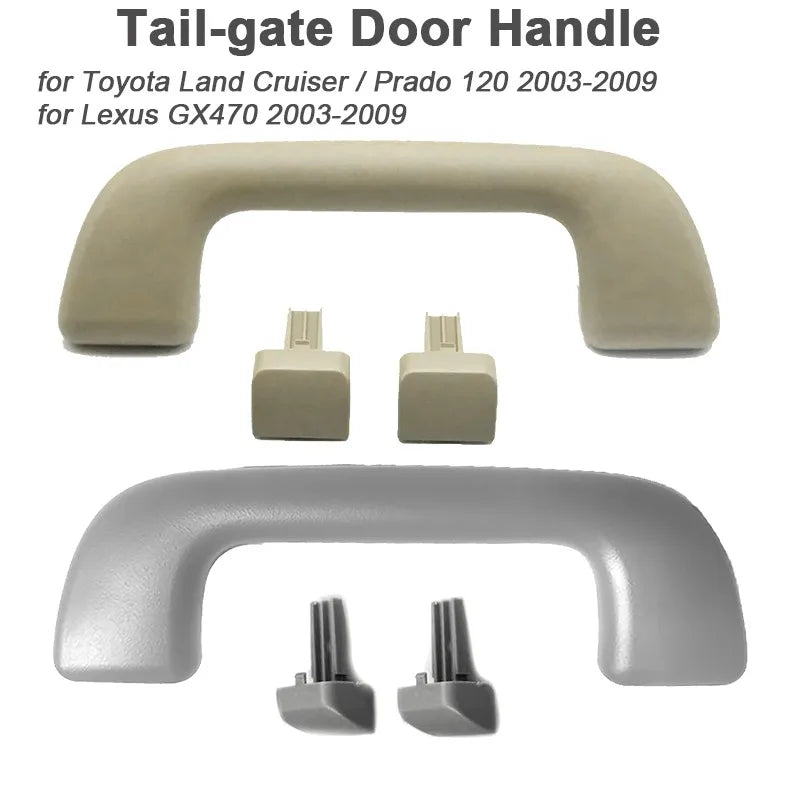 Car Interior Rear Trunk Tail-gate Door Handle with Latches For Toyota Land Cruiser / Prado 120 Lexus GX470 2003-2009 Vue