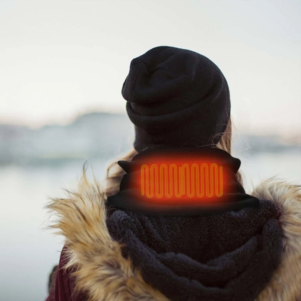 Neck Heating Wrap Scarf USB Charging Cold Weather Neck Warmer USB Charging Washable Autumn Tube Scarf With 3 Temperature Modes Vue