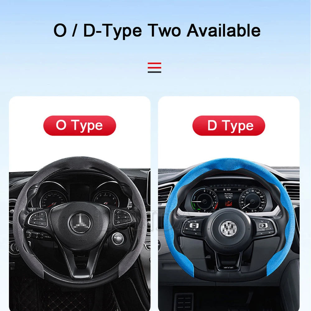 No Smell Thin For Lexus Steering Wheel Covers Suede Leather ES IS IS250 IS250C F Sport IS200t IS300C Protector Accessories Vue