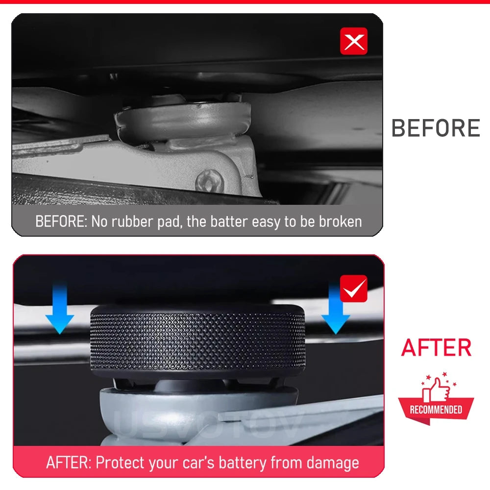 4pcs Lifting Jack Pad for Tesla Model 3 S X YL Y Juniper Heavy Duty Rubber Lift Pucks Accessories for Tesla Vehicle 2011 to 2026 Vue