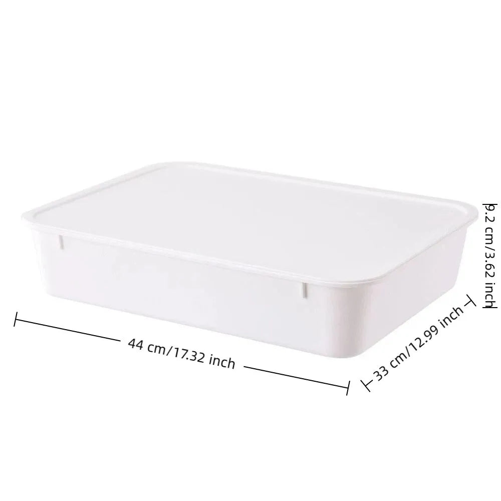 1/2 Pieces Air Tight Dough Proofing Box Sturdy Food Grade Proofing Container with Cover Pizza Dough Box Homemade Pizza Baking Vue