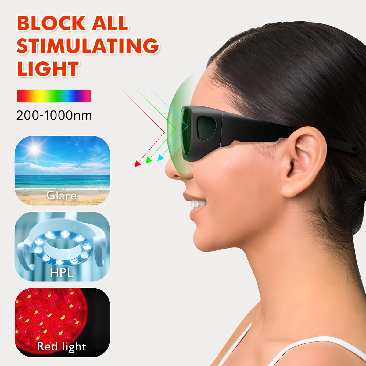 Leeyongin Protective Laser Glasses Goggles Eye Protection Lentes De Protección Seguridad Lazer Epilasyon Cihazı Safety Glasses Vue