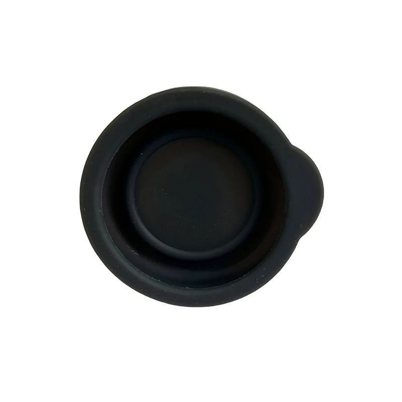 1pcs Silicone Glass Bottle Cap Reusable Leak Proof Caps Lids For Brew & Soft Drink Bottles, Soda & Wine,Dishwasher Safe Vue Black
