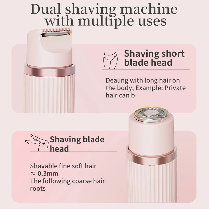 2in1 Electric Portable Hair Trimmer Shaver for Men and Women with Hair Removal Function Vue