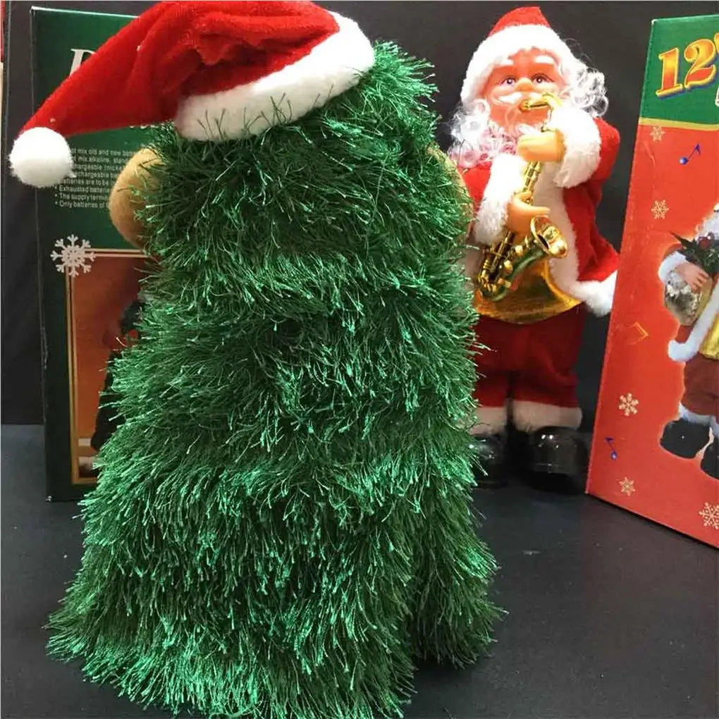Electric Dancing Christmas Tree Toy – Festive Ornament Decor Christmas Dancing Toy Vue