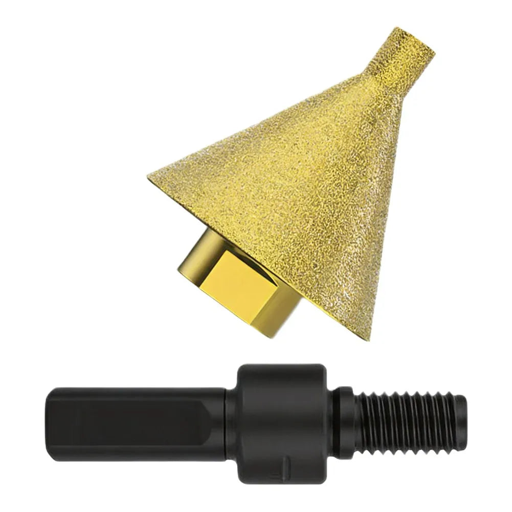 Diamond Chamfer Bit Set 38/50mm – Tile & Marble Grinding Diamond Chamfer Bit Set Vue