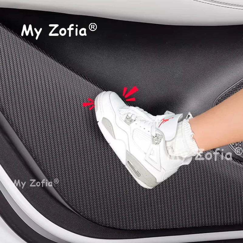For BYD SEAL 6 DM-i Touring 2025 2026 Car Door Anti-kick Pad Leather Interior Protection Anti-dirty Decor Stickers Accessories Vue
