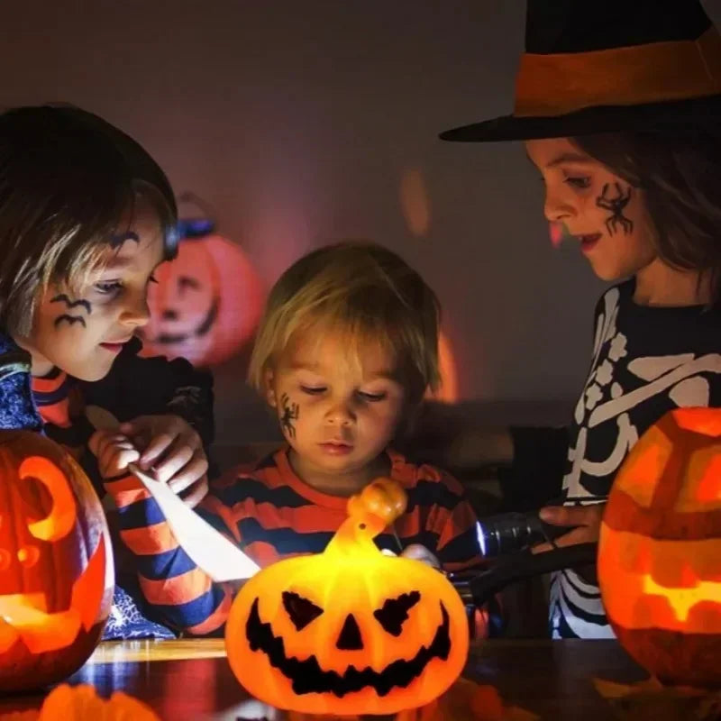 Halloween LED Pumpkin Light Smiley Face Decorative Ornamentsfor Garden Porch Party Festiva Outdoor Scary Atmosphere Decorations Vue