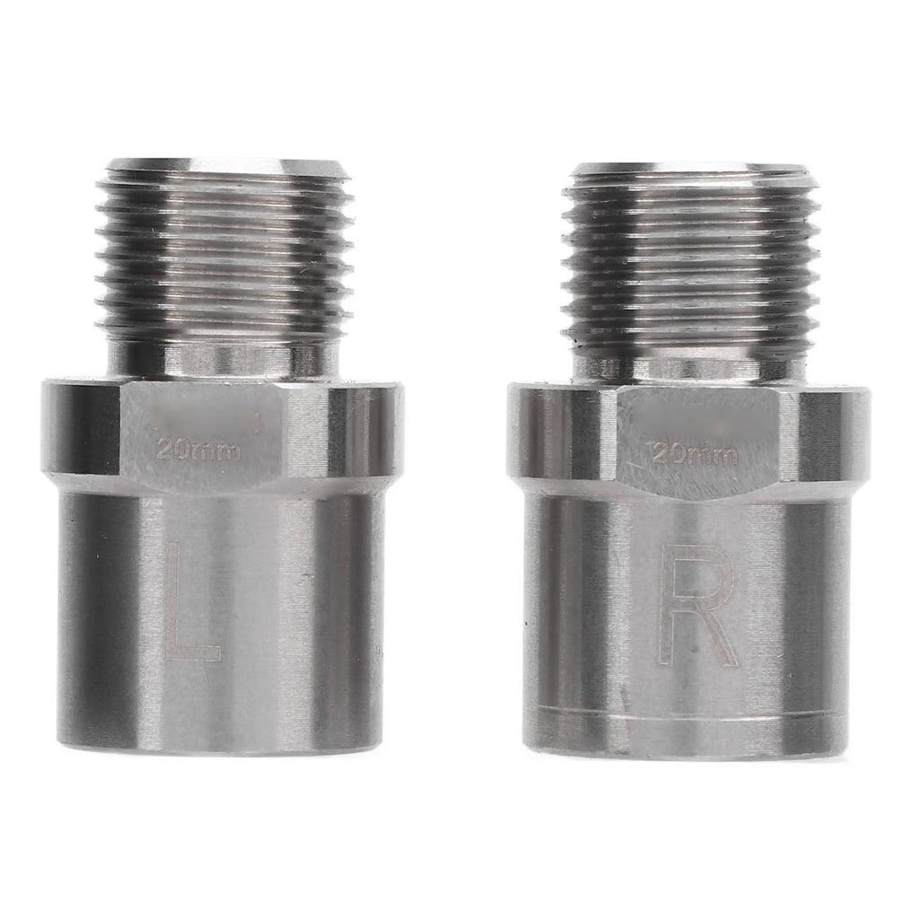 Pedal Extender Bike Pedal Extender Stainless Steel Extend By 20mm Extended Pedal Spacer for Mountain Road Bike Vue