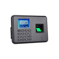 Intelligent Biometric Fingerprint Password Attendance Machine Employee Checking-in Recorder 2.4 inch LCD Screen DC 5V Time Atten Vue black 220V-240V EU Plug