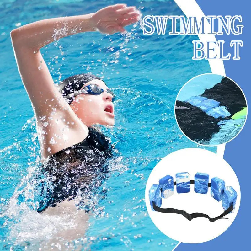EVA Swim Buoyancy Belt – Adjustable Float Waist for Adults & Kids Swim Buoyancy Belt Vue