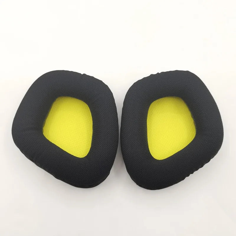 Earpads Replacement for Corsair Void/Void Pro/Void Elite/Surround Wired & Wireless RGB USB Gaming Headsets Earmuff Ear Pads Vue E--5-black yellow