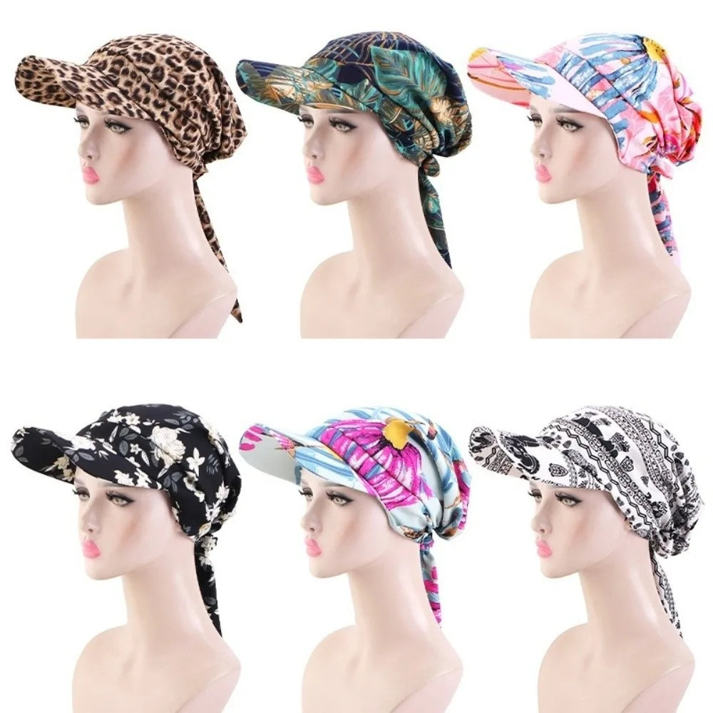 Trendy Vintage Baseball Cap Brim Breathable Sunshade Hats Strappy