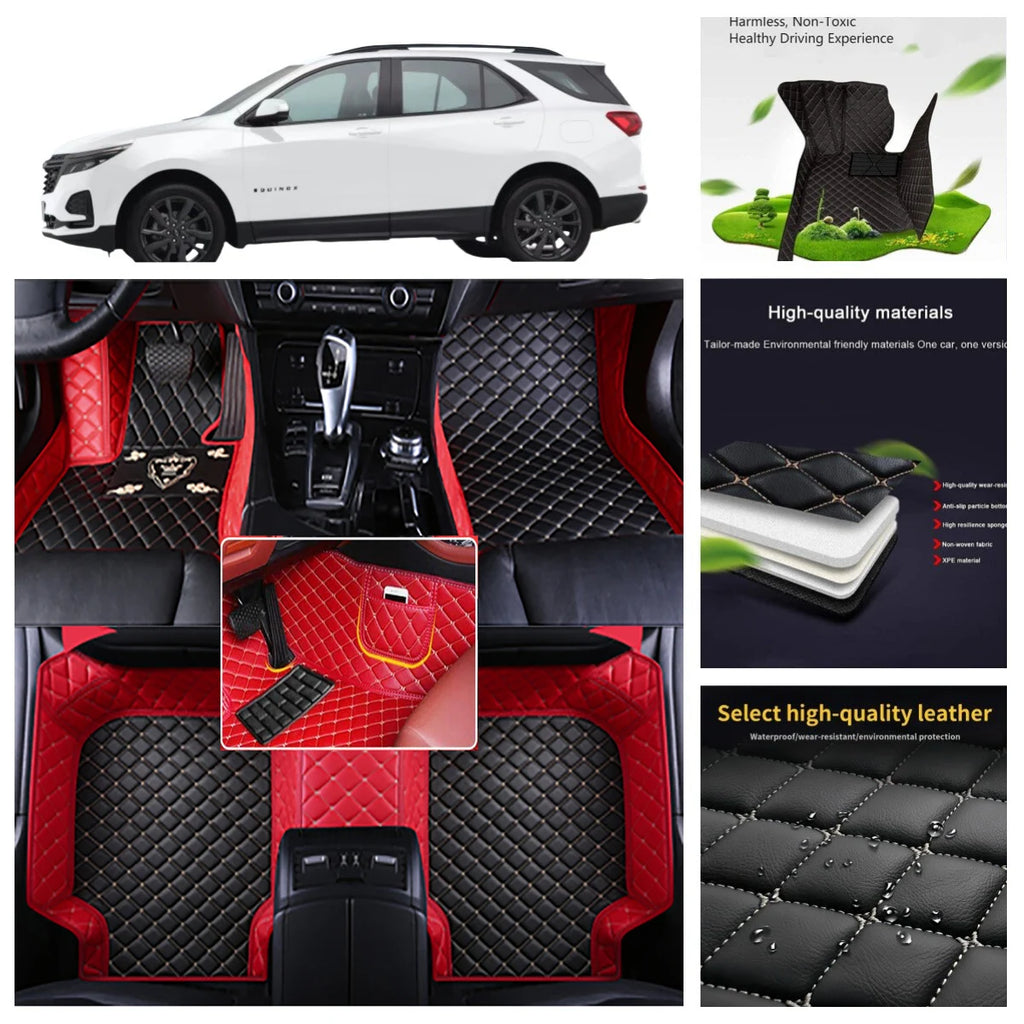 5D leather waterproof Custom Car Floor Mats For Buick ENCORE 2013-2019 Eco-friendly Avenue Auto Carpets Coche Accessorie liners Vue