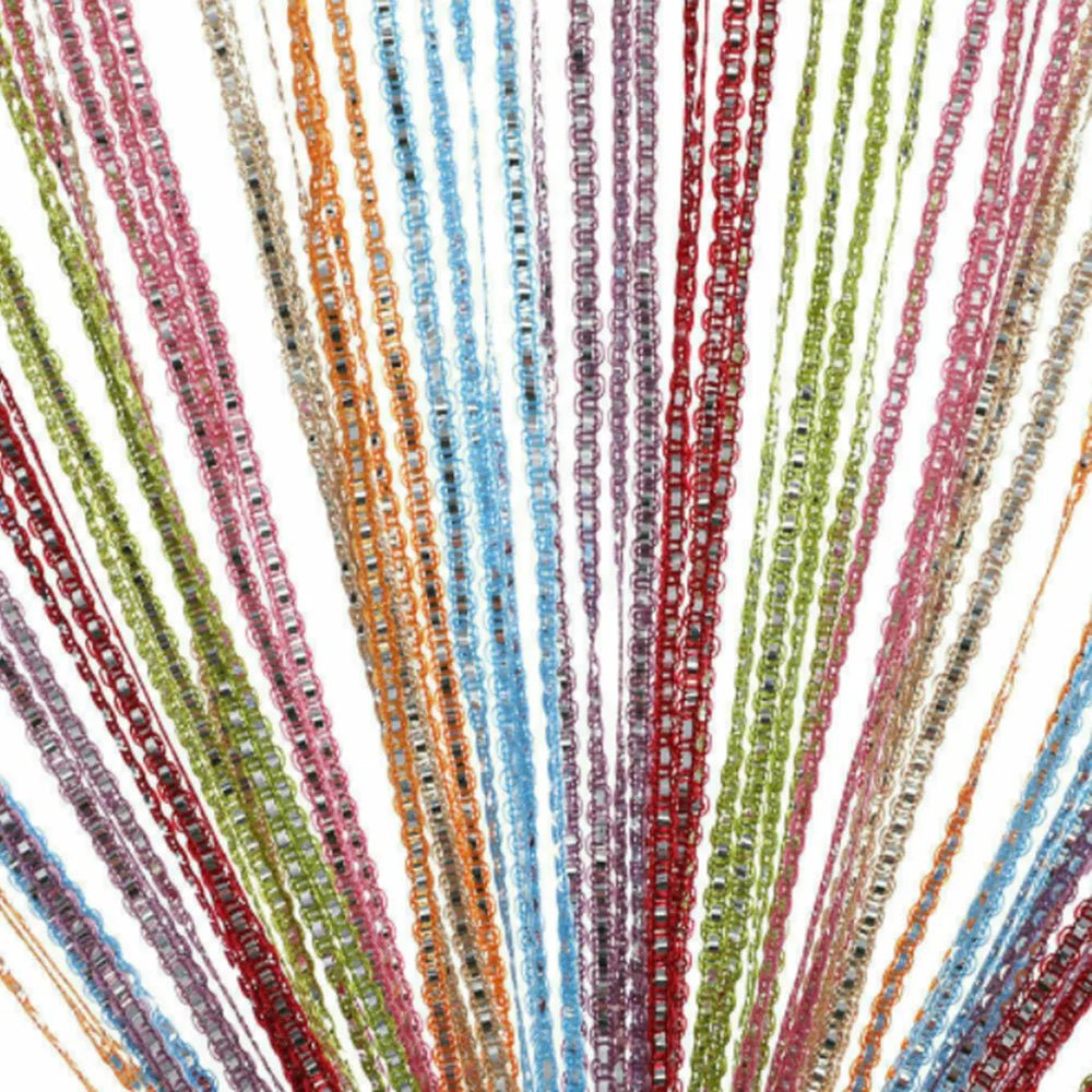 1PCS Door String Tassel Curtain Partition Door Curtain String Curtain Door Screen Panel Home Decor Window Divider Tassel Screen Vue