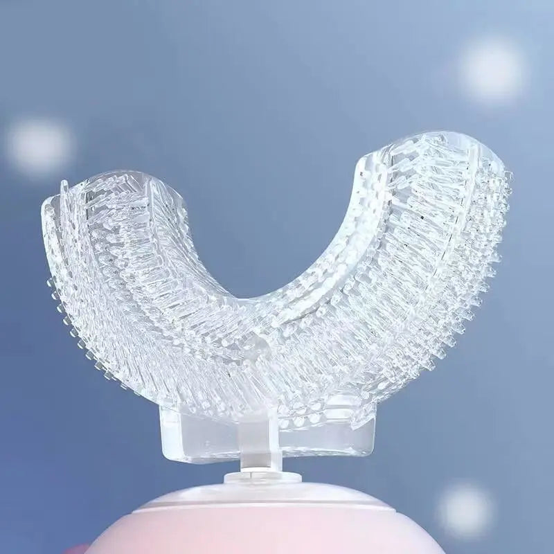 U Shaped Electric Toothbrush Replacement Heads for 360 Degree Sonic Electric Toothbrush Kids Children Adults Silicone Brush Head Vue