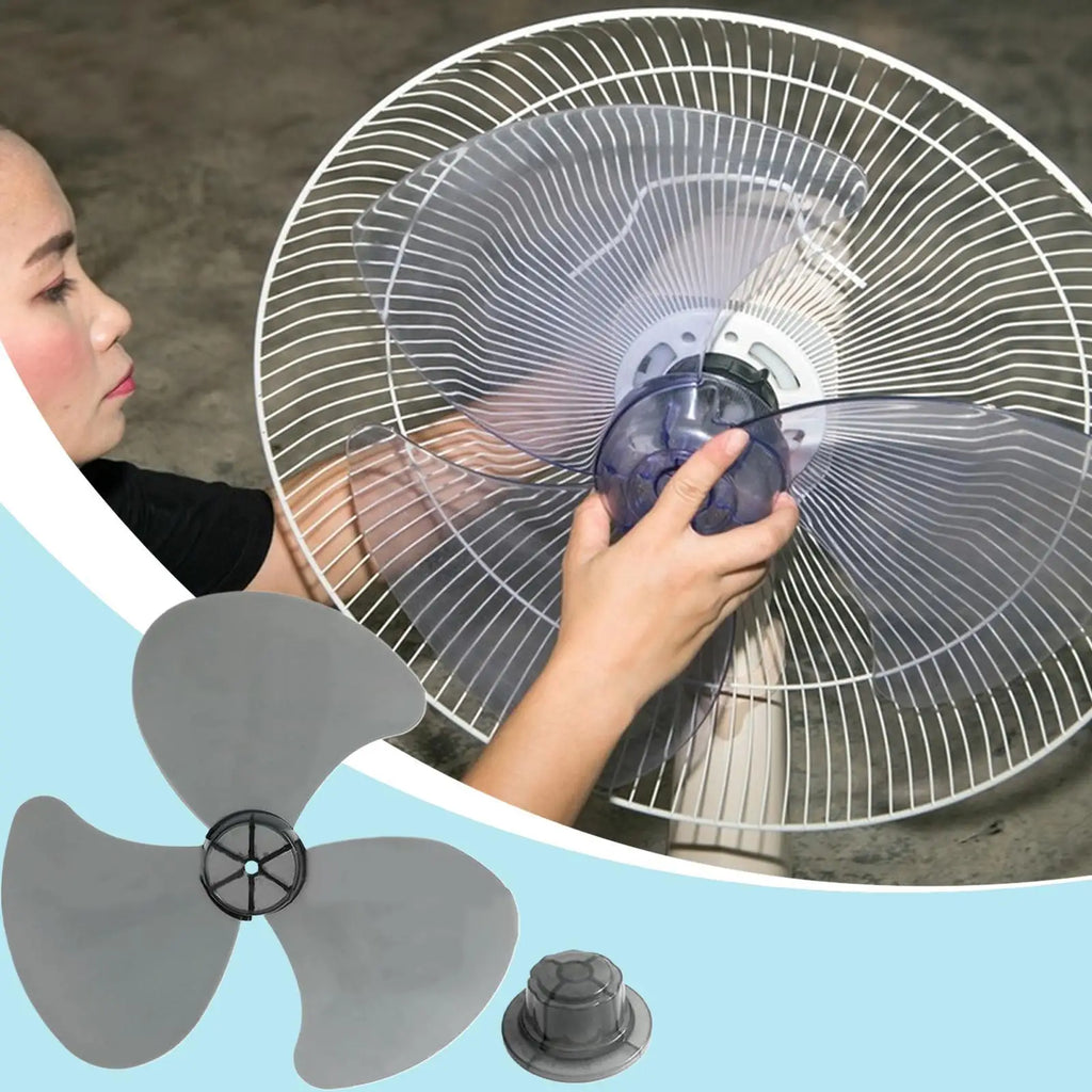 Powerful 3-Blade Fan Propeller Replacement parts Universal Ventilador Blades for Stand wall Fan, Durable Replacement accessory Vue