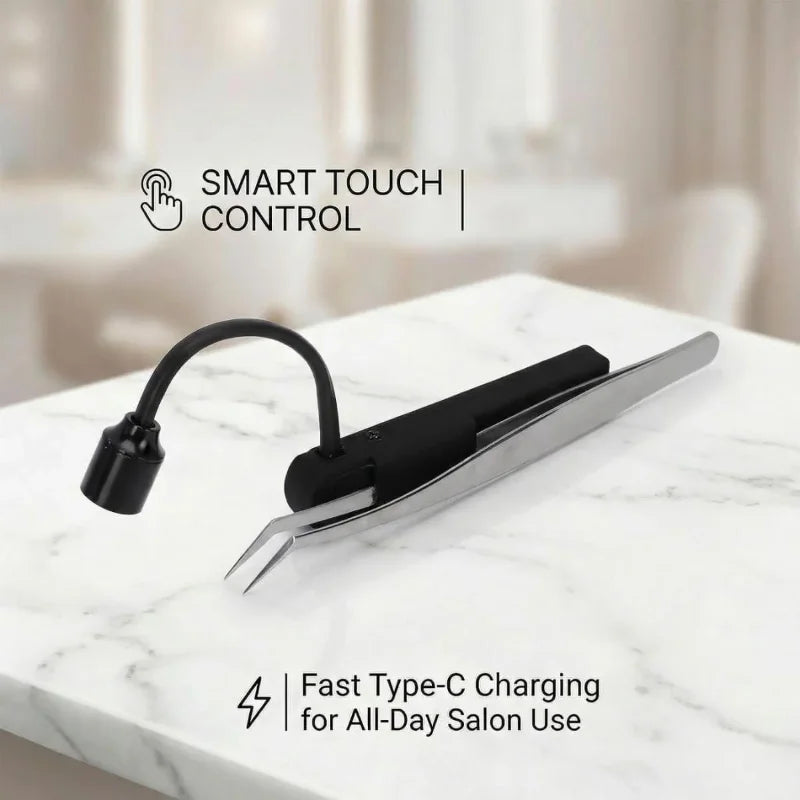 UV LED Tweezer Lamp for Eyelash Extensions | Cures in Seconds Lash Extension Lamp Vue