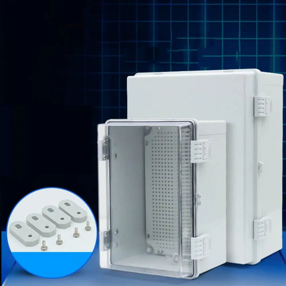 IP66 Waterproof Junction Box Dustproof Gray/Transparent Cover Distribution Box Easy To Install Metal Interior Door Vue