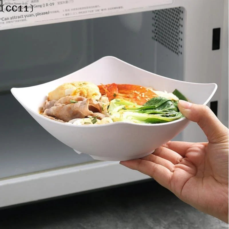 4 Pcs Plastic Salad Mixing Bowls Premium Quality Multipurpose Bowls For Fruit Vegetable Snacks Breakfast Restaurant Cafe〔CC11〕 Vue