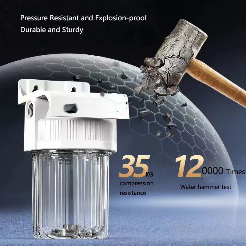 Explosion-proof External Aquarium Canister Sponge Filter Bucket No Pump Suitable for Small Fish Tanks Wall Mounted Filter Vue