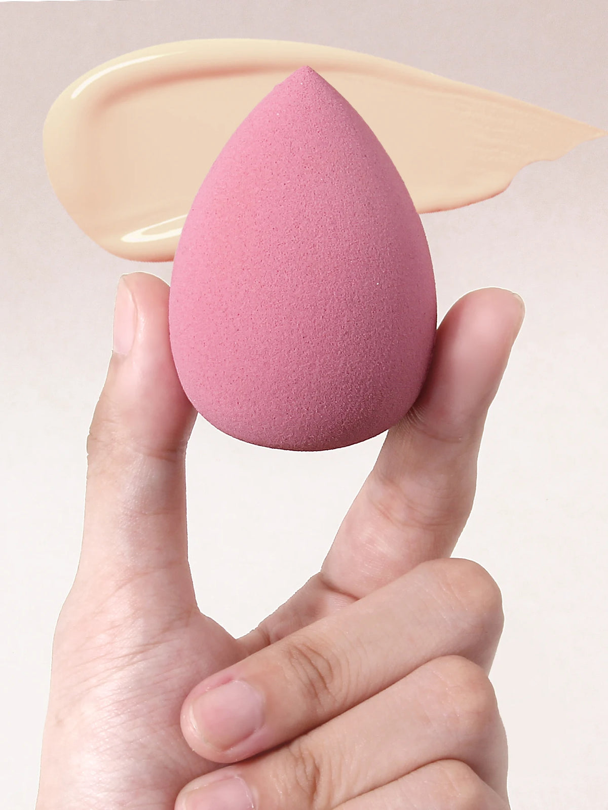 12PCS Makeup Sponge Set, Suitable For Liquid BB Cream Powder Application, Dry And Wet Dual Use Cosmetic Sponge Blender Vue