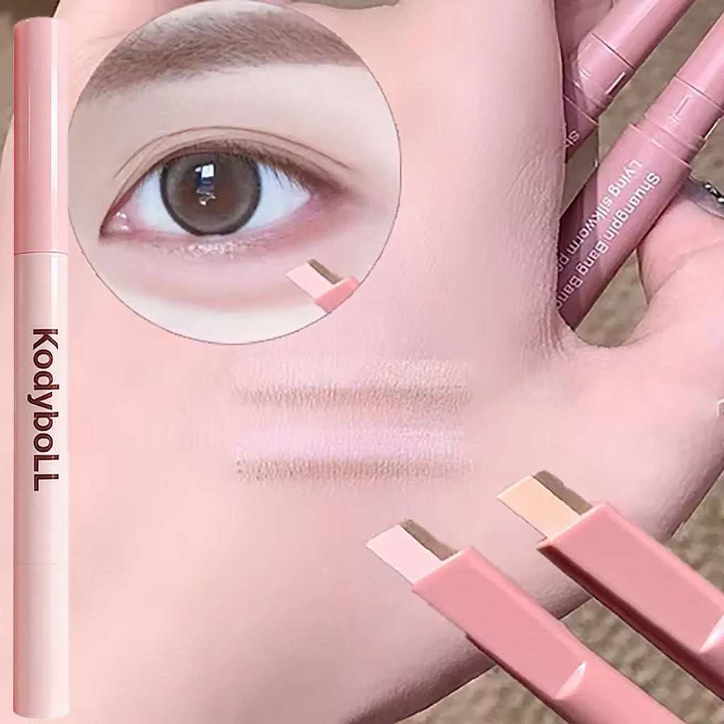 Dual-Tone Under-Eye Matte Highlighting Shadow Pencil Nude Beige Brown Brightening Cream Lying Silkworm Eyeliner Aegyo Sal Pen Vue