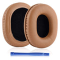Replacement Ear Pads Cushions for Audio Technica ATH M70 M50X M50 MSR7 M40X M40 M30X 7506 Headset Earpads Cover Cups Vue E--2-Brown
